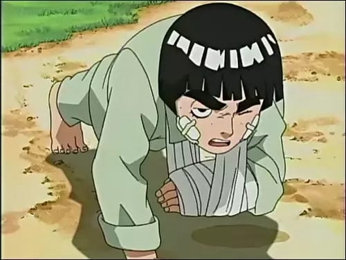 Why is Rock Lee the best character in Naruto? - Quora