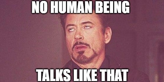 Talk Like A Human Please - Derek Doepker