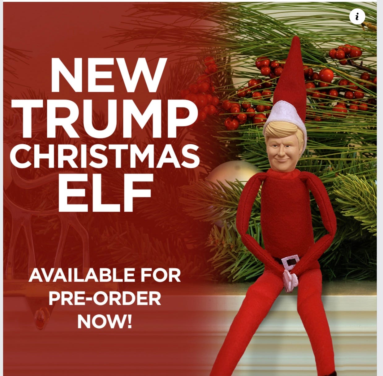 Donald Trump version of an ‘elf on a shelf.’