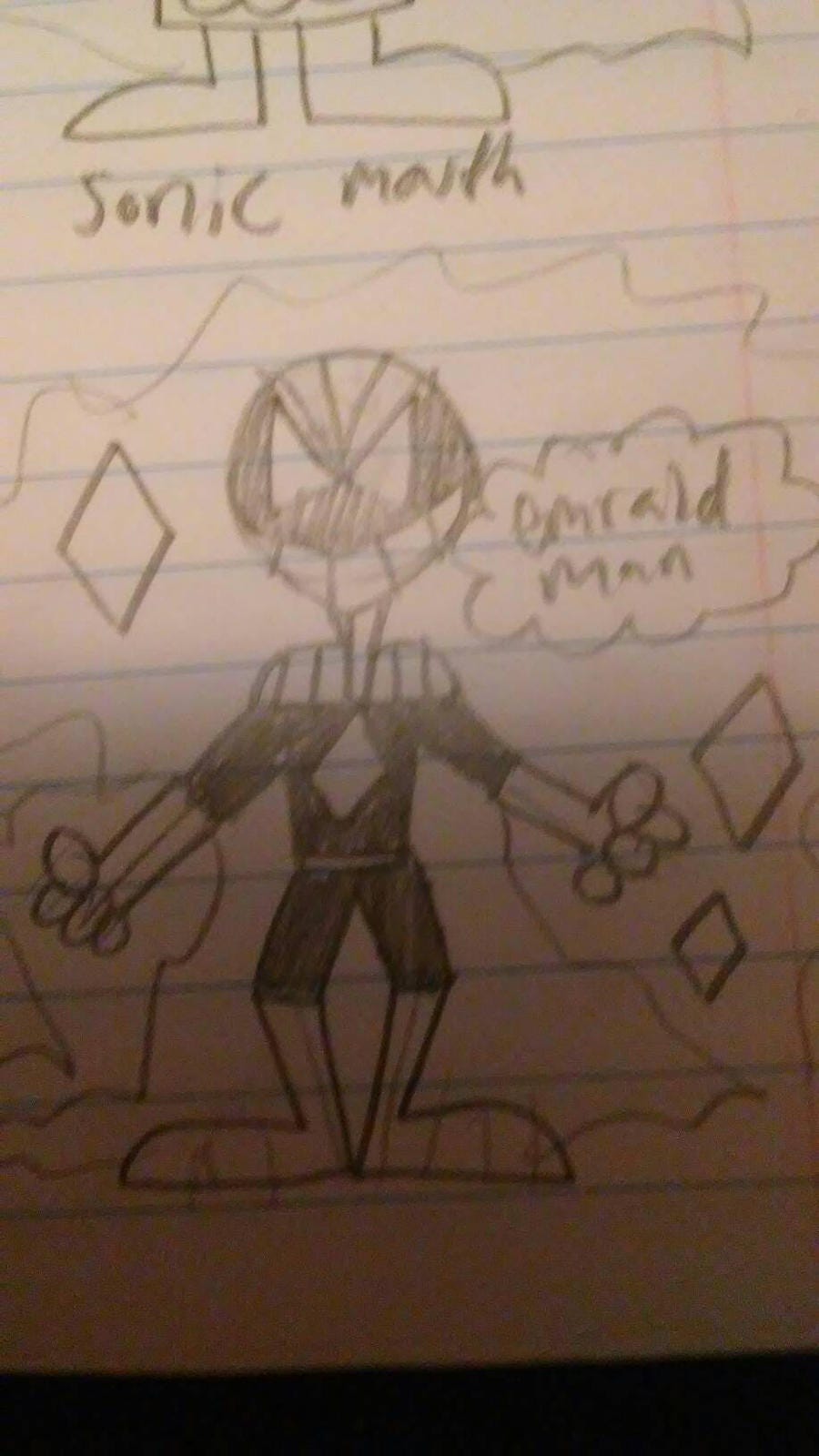 First design of Emerald Man