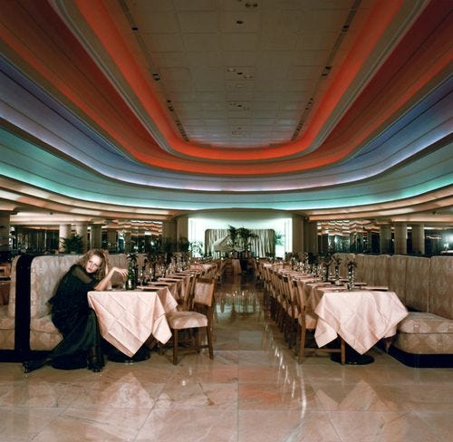 Twiggy in the Rainbow Room at Big Biba, early 70s | Rainbow room, Biba,  Vintage interiors