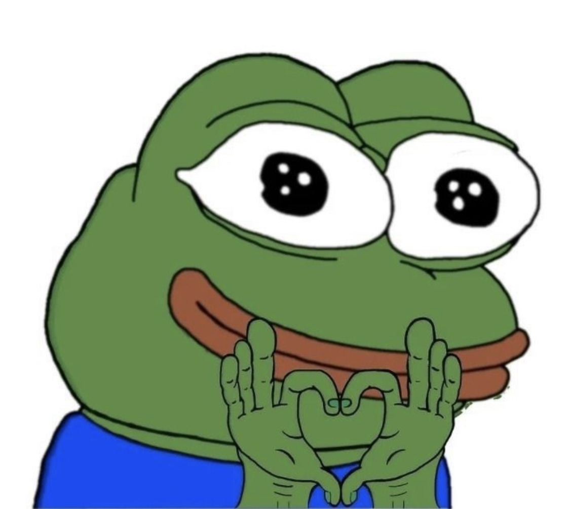 Pepe frog heart Meme Generator - Imgflip