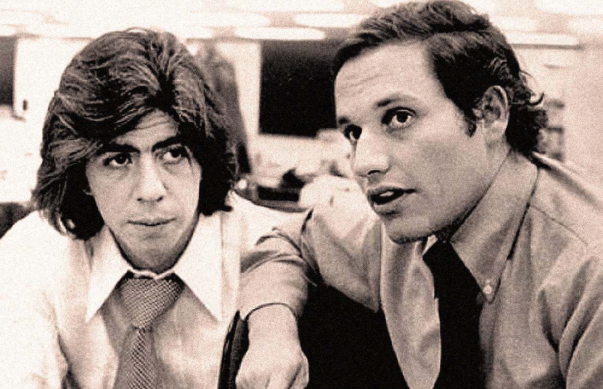 A Few Words From Woodward And Bernstein - 1976 - Past Daily