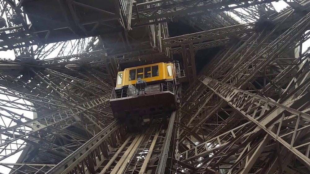 Eiffel Tower Elevator — Elevator Scene | Cab Interior Design,  Modernizations & More