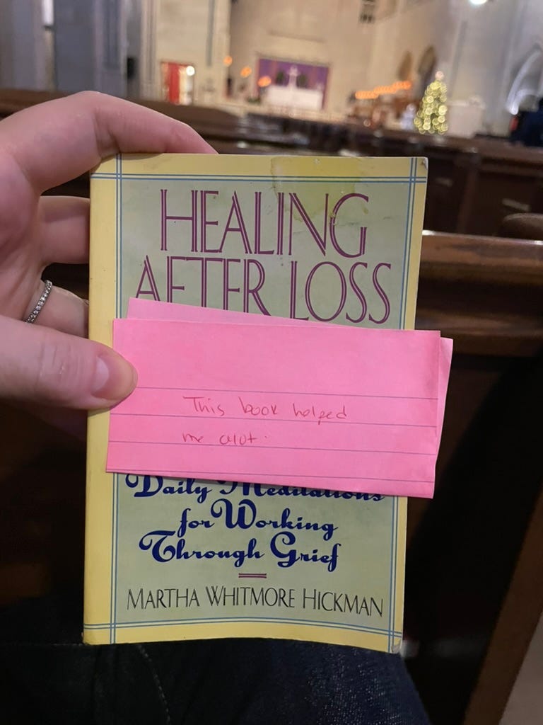 Healing after loss book