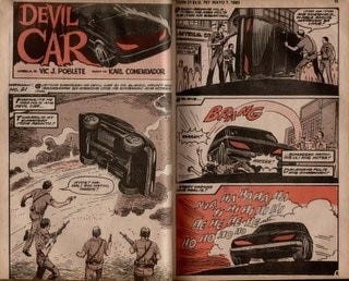 ghost rider devil car marvel comics