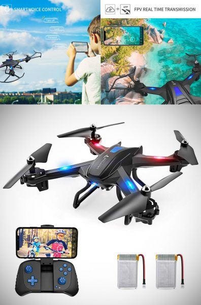 SNAPTAIN S5C WiFi FPV Drone with 720P HD Camera 2019 hottest holiday gift ideas photographers