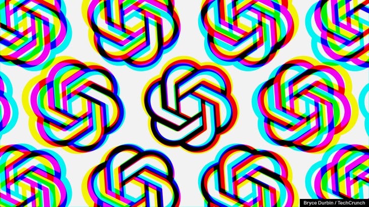 pattern of openAI logo