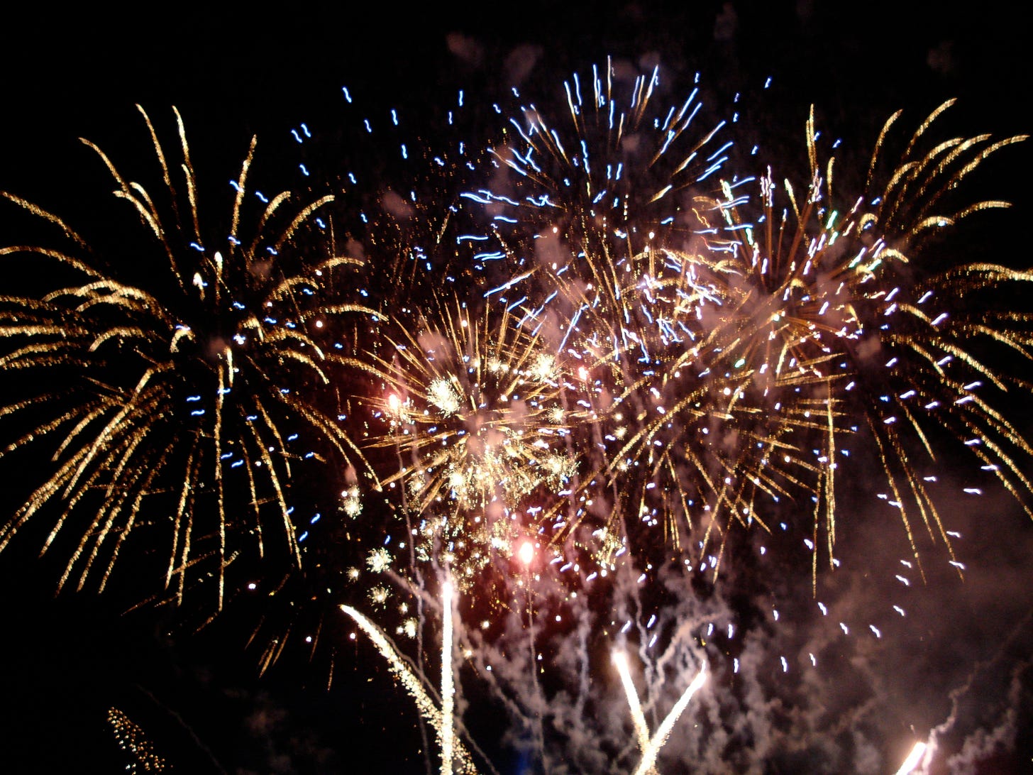 Photo by Author — Happy New Year! - a firework display