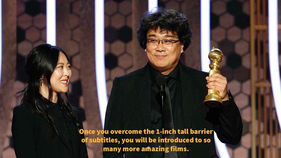 Parasite director Bong Joon Ho Golden Globes
