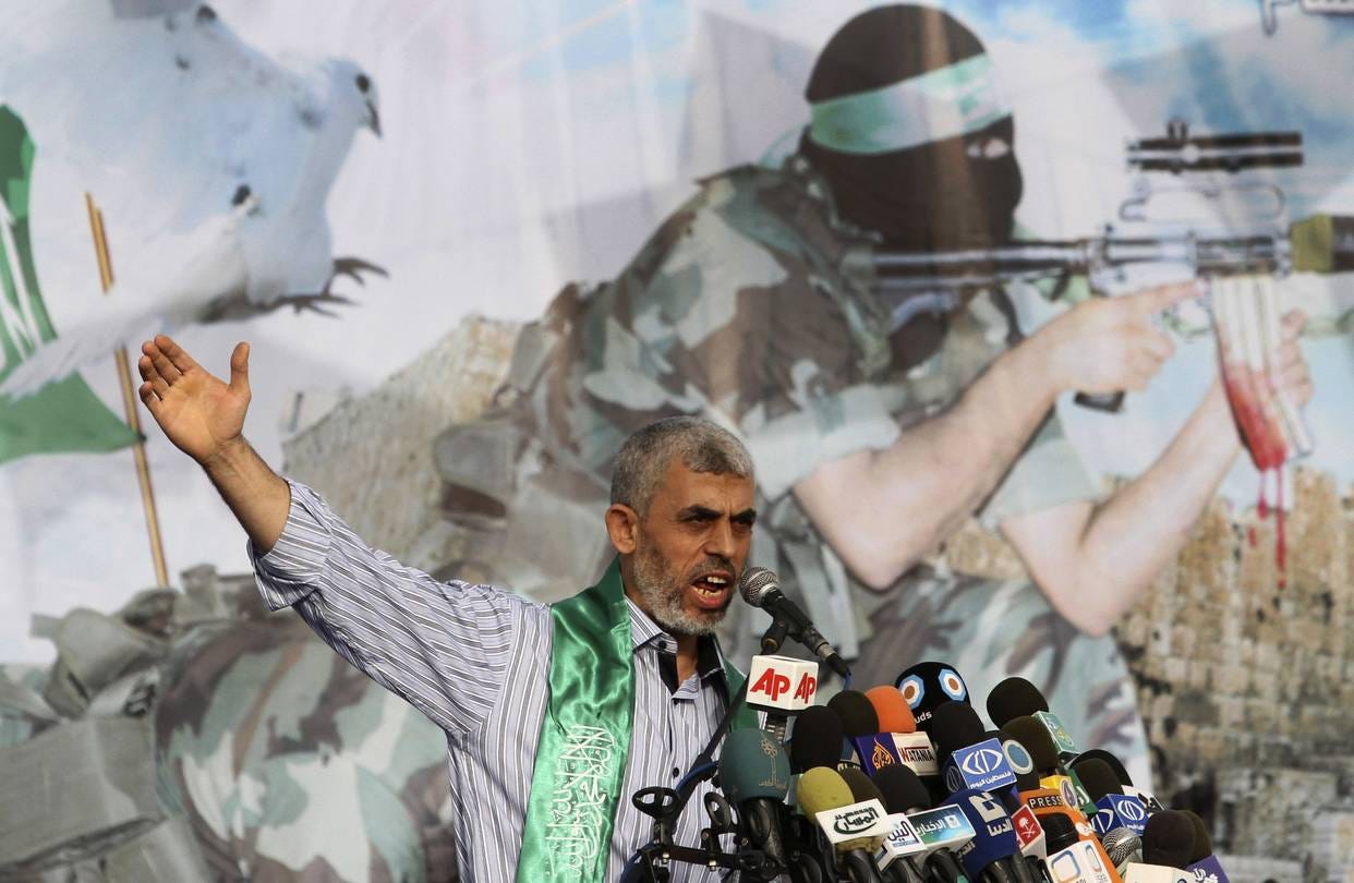 Hamas Puts Militant Yahya Sinwar in Charge of Gaza - WSJ