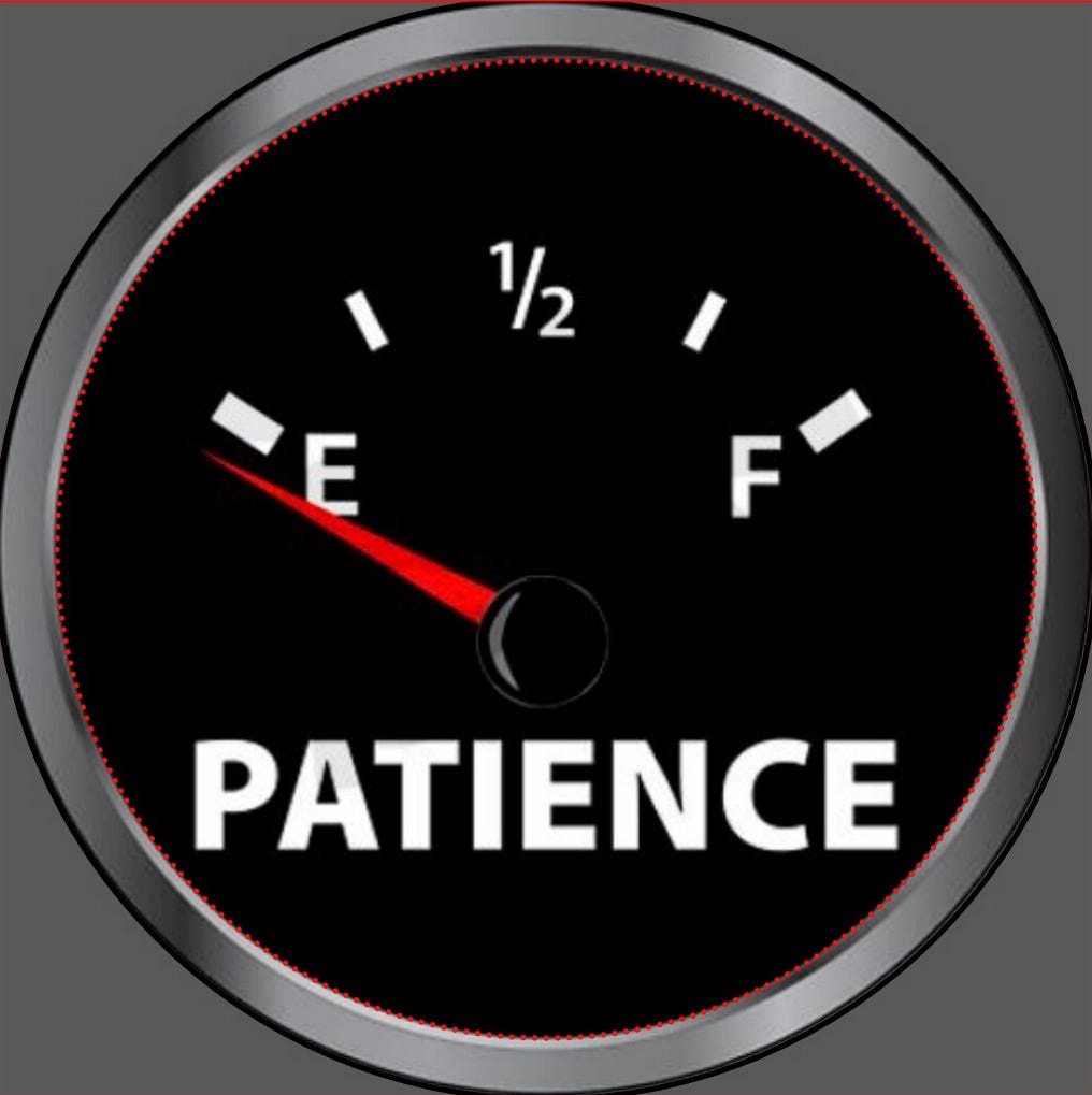 Why Is My Patience Running Out?…… | by Matt Reeves | Medium