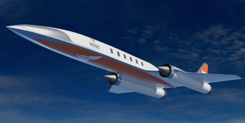 Illustration of a hypersonic jet.