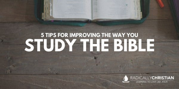 Tips for Bible Study