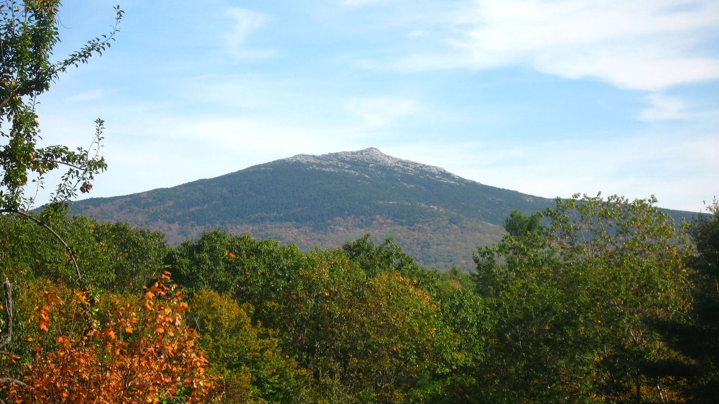 Mount Monadnock on an autumn day