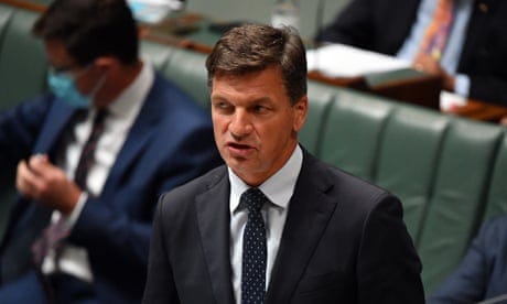 Energy minister Angus Taylor