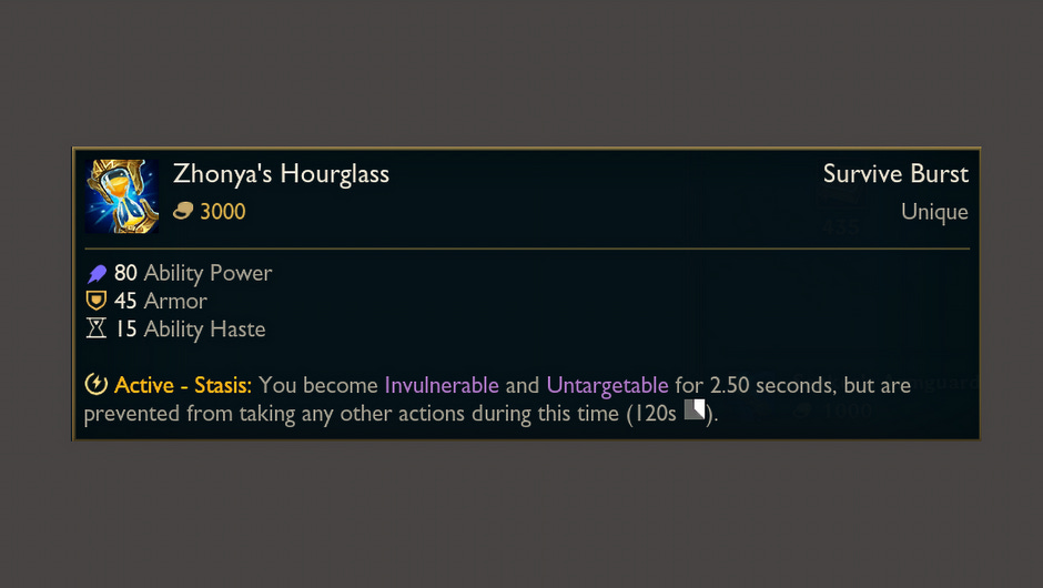 League of Legends - Zhonya's Hourglass Buffed On PBE Servers