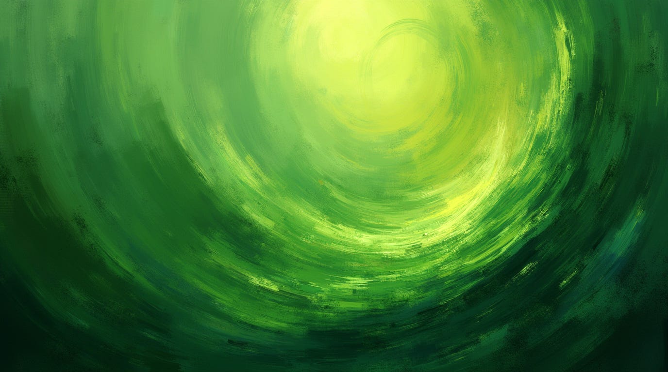 abstract, beautiful, exponential, green