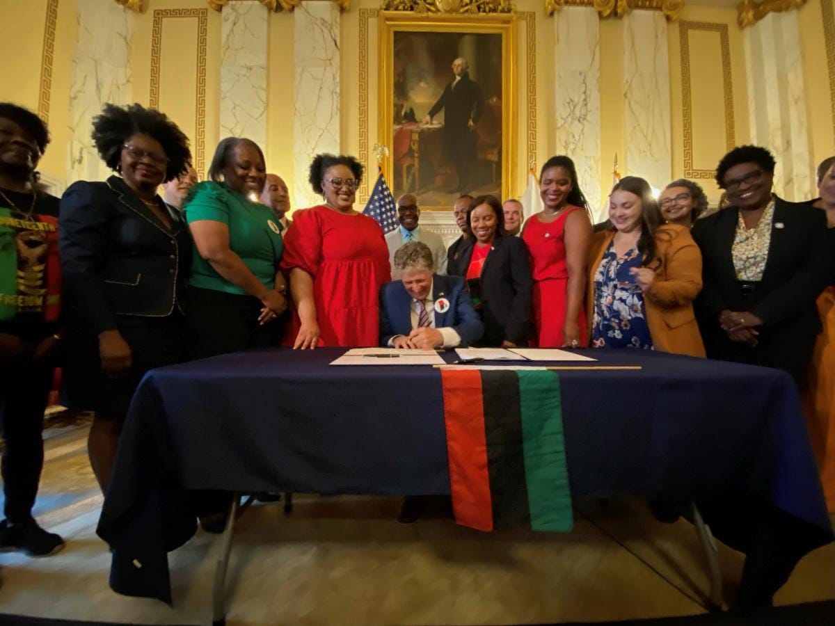 Governor McKee signs legislation establishing Juneteenth as a State Holiday in Rhode Island