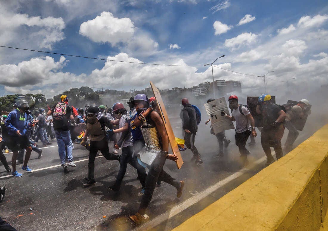 For The Venezuelan Opposition, Protests Are 'Like A War' : NPR