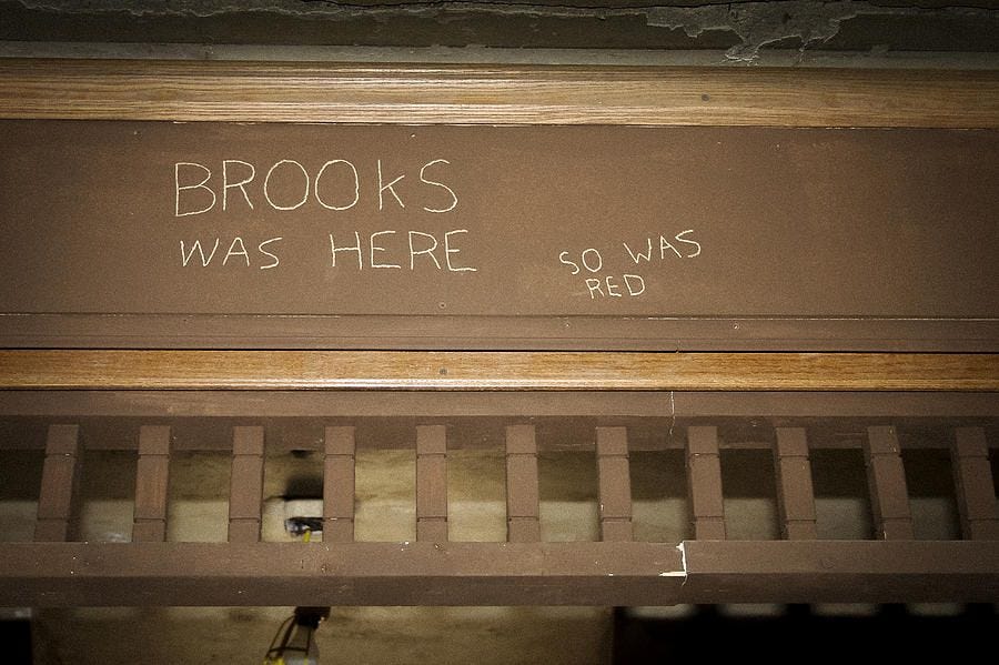 Brooks was Here by Jack R Perry | Brooks, Perry, The shawshank redemption