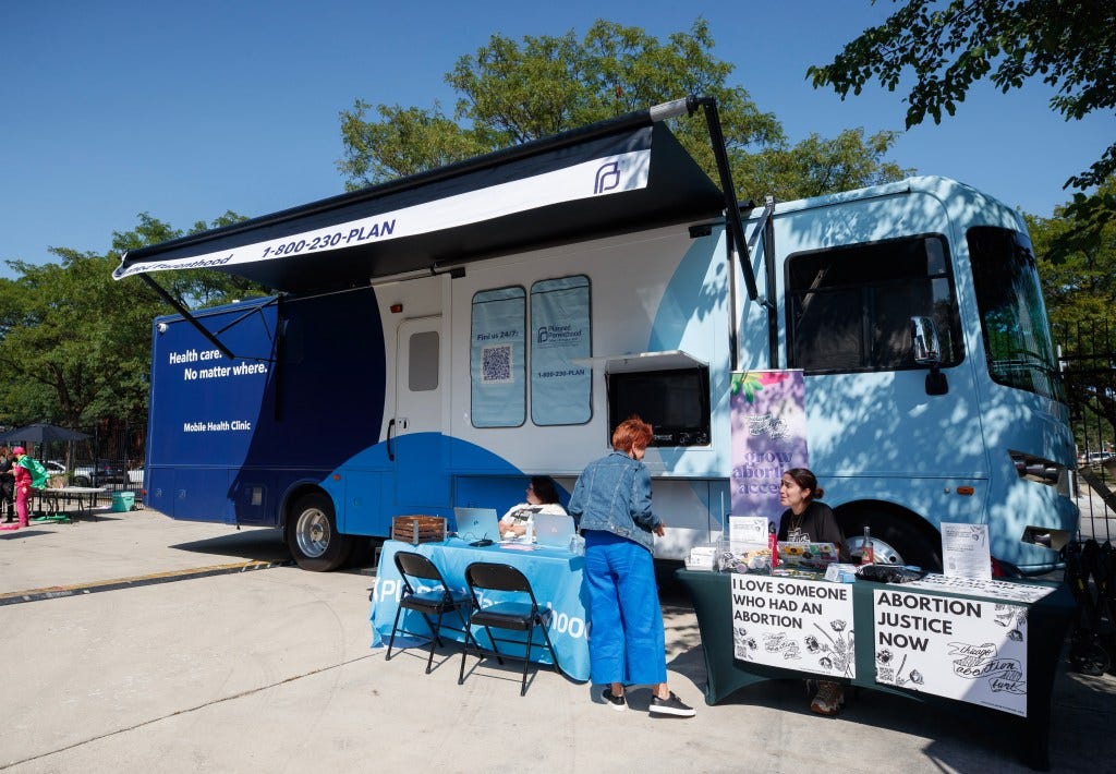 Planned Parenthood offers free vasectomies, abortions in truck outside DNC