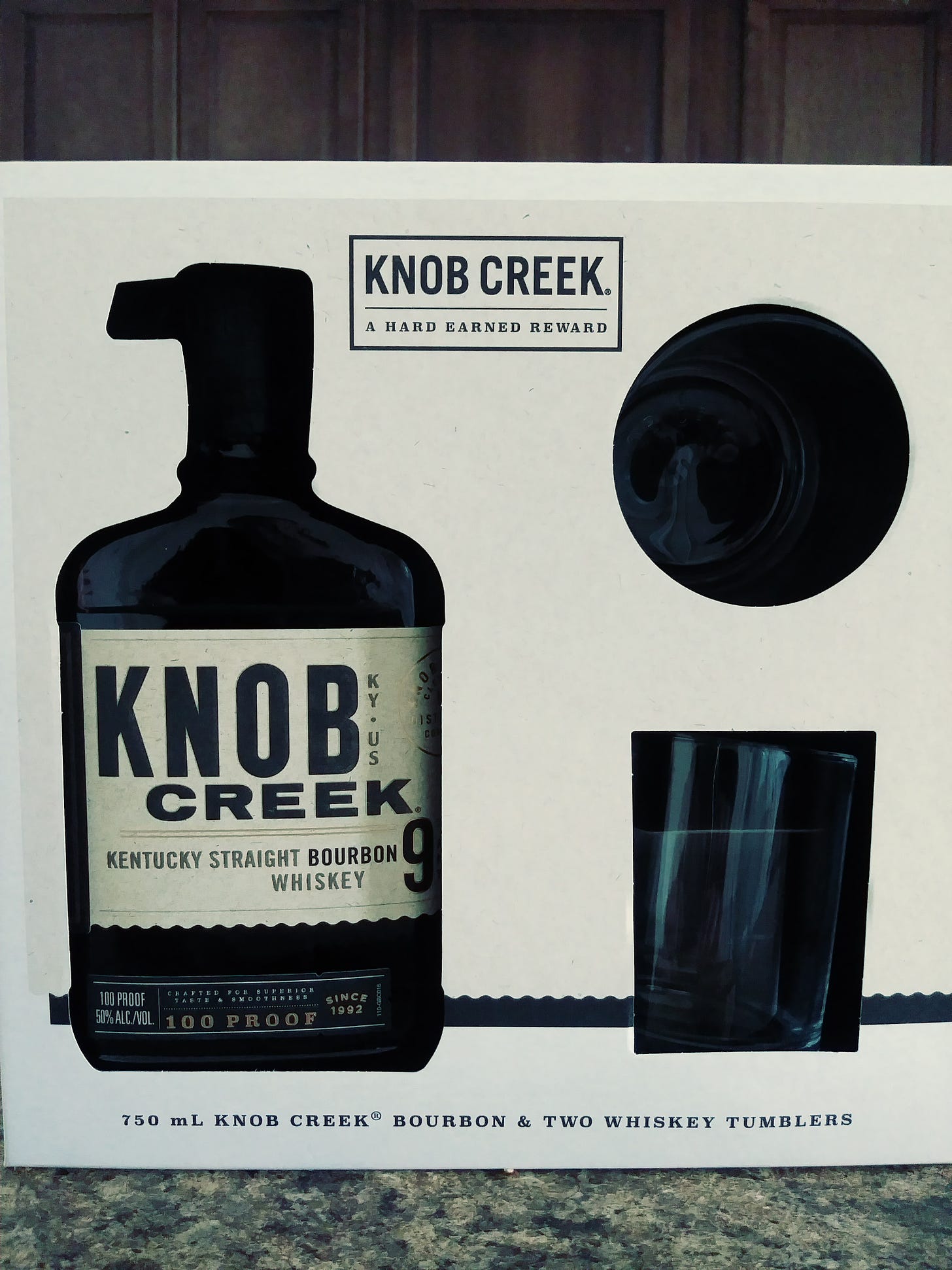 Knob Creek Bourbon gift set