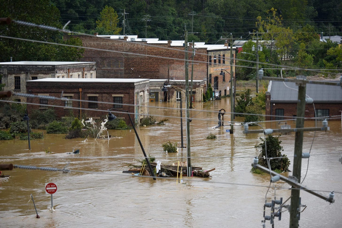 Hurricane Helene flooding in North Carolina