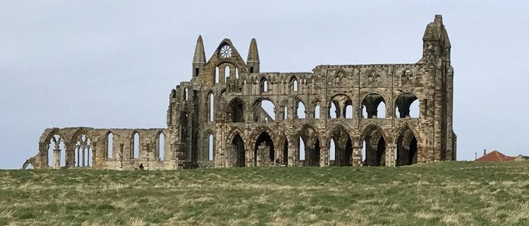 Abbey standing where the Synod of Whitby took place