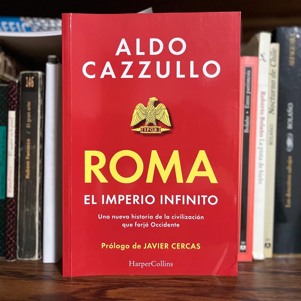 Portada del libro Roma. El imperio infinito, de Aldo Cazzullo. HarperCollins, 2024.