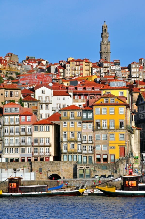 Porto Skyline, Vertical Shot Editorial Stock Photo - Image of architecture,  city: 36881638