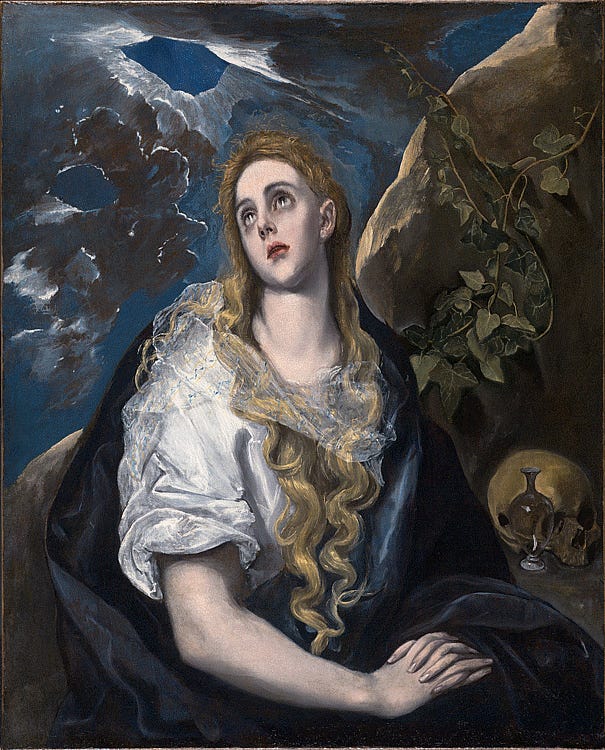 El Greco's Penitent Magdalene