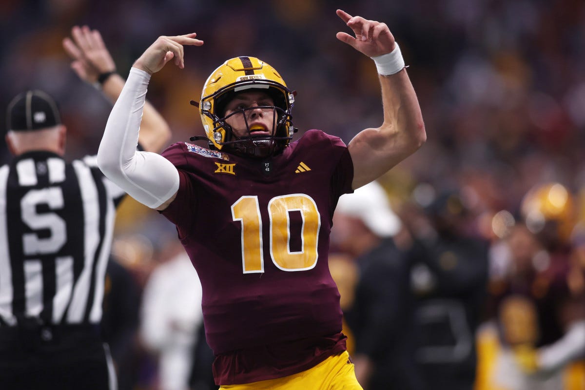 Arizona State QB Sam Leavitt Posts 8-Word Declaration After Loss to Texas -  Athlon Sports