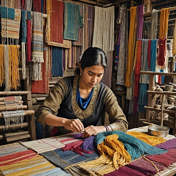 Image of a weaver.