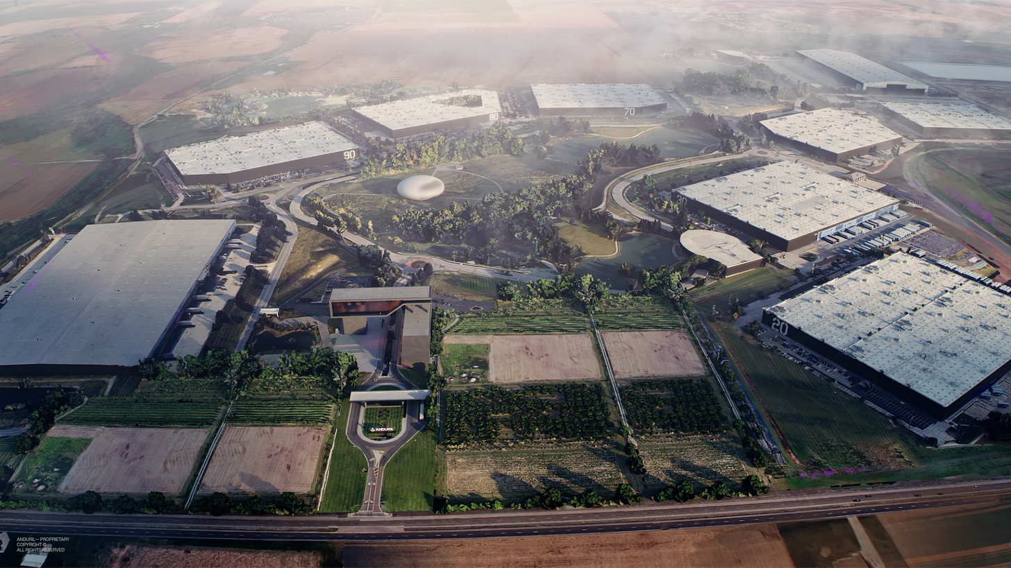 Anduril Building Arsenal-1 Hyperscale Manufacturing Facility in Ohio |  Anduril