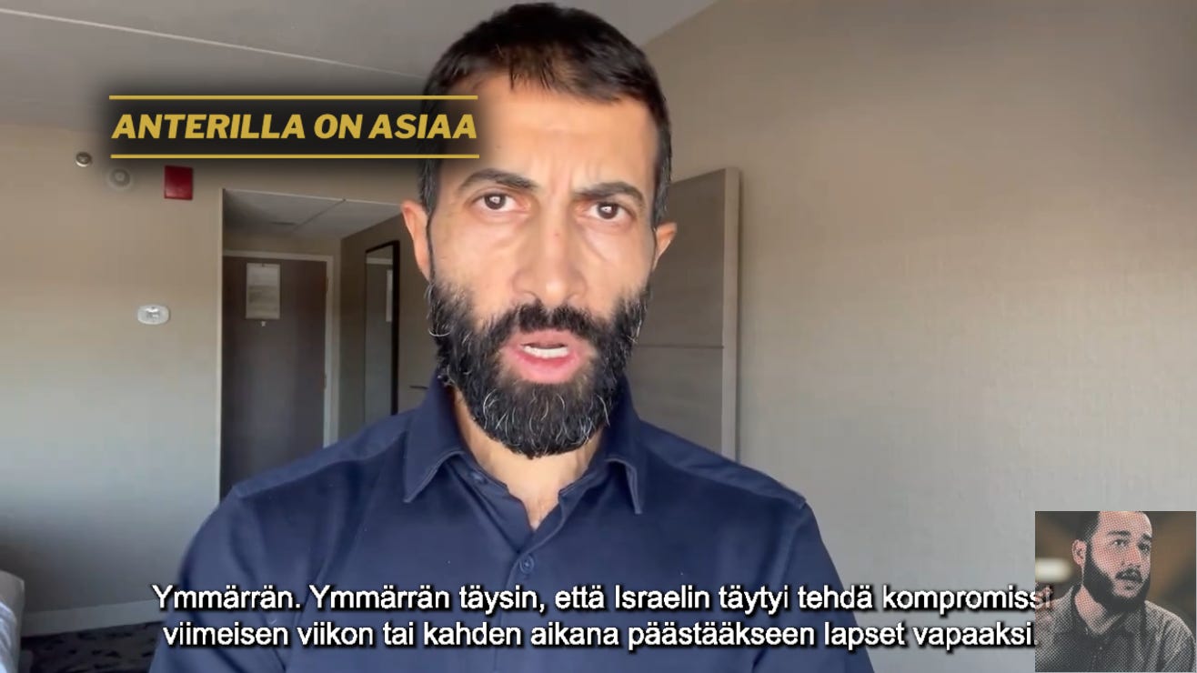 Videolla Yousef antaa kolme kylmäävää vinkkiä terroristien kukistamiseksi.