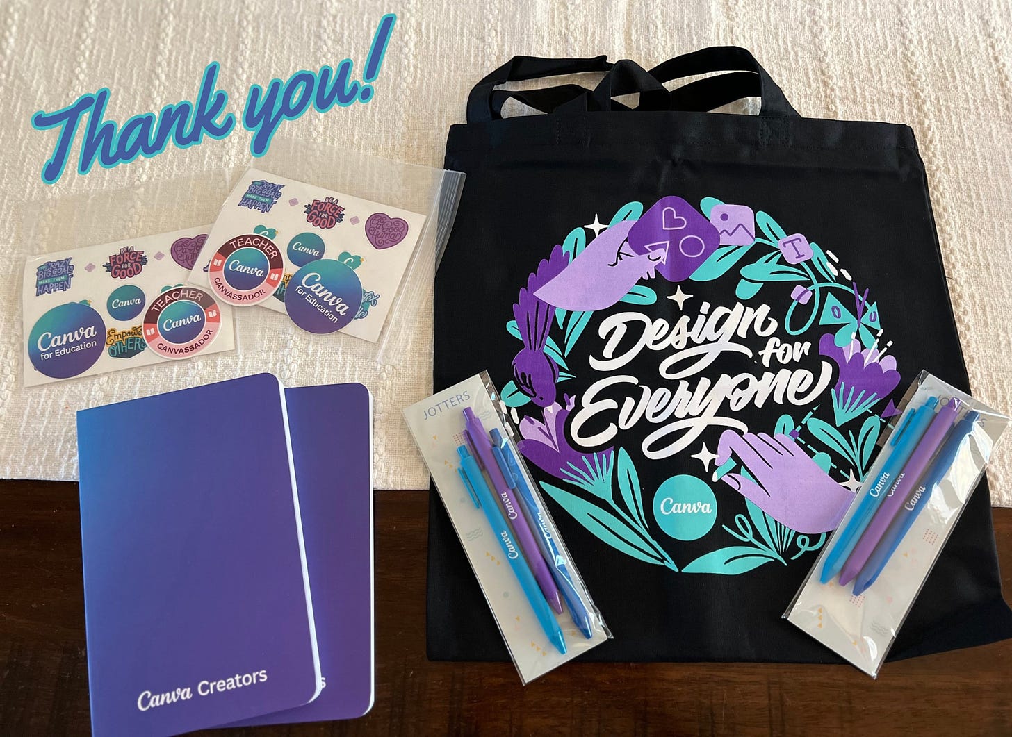 𝐀𝐥𝐞𝐱 𝐈𝐬𝐚𝐚𝐜𝐬, 𝐌.𝐄𝐝. 👨🏻‍💻 on X: "🥳 @l_alston & I are so  excited to receive our @CanvaEdu #Canvassador swag! Thank you, @mel_beazley  & @Canva 💙 for these 🤩 gifts! #RBBisBIA #LBtogetherwecan #CanvaLove #