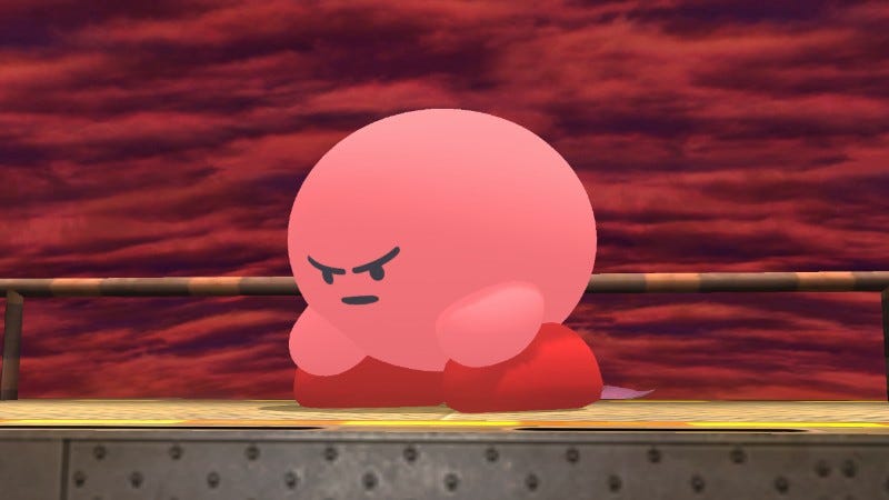 Angery" Kirby [Super Smash Bros. (Wii U)] [Works In Progress]