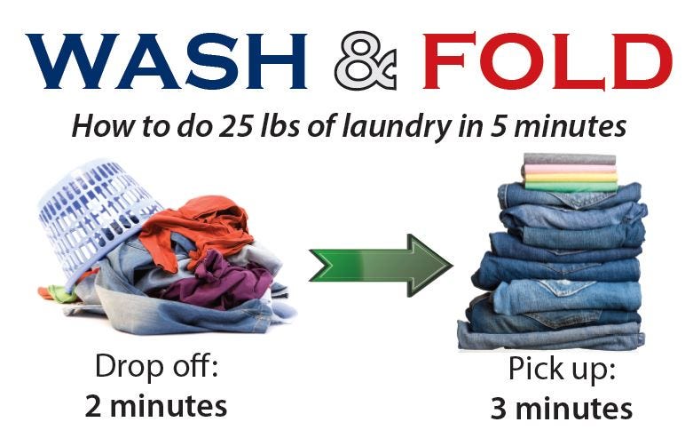 laundry pick up wash and fold