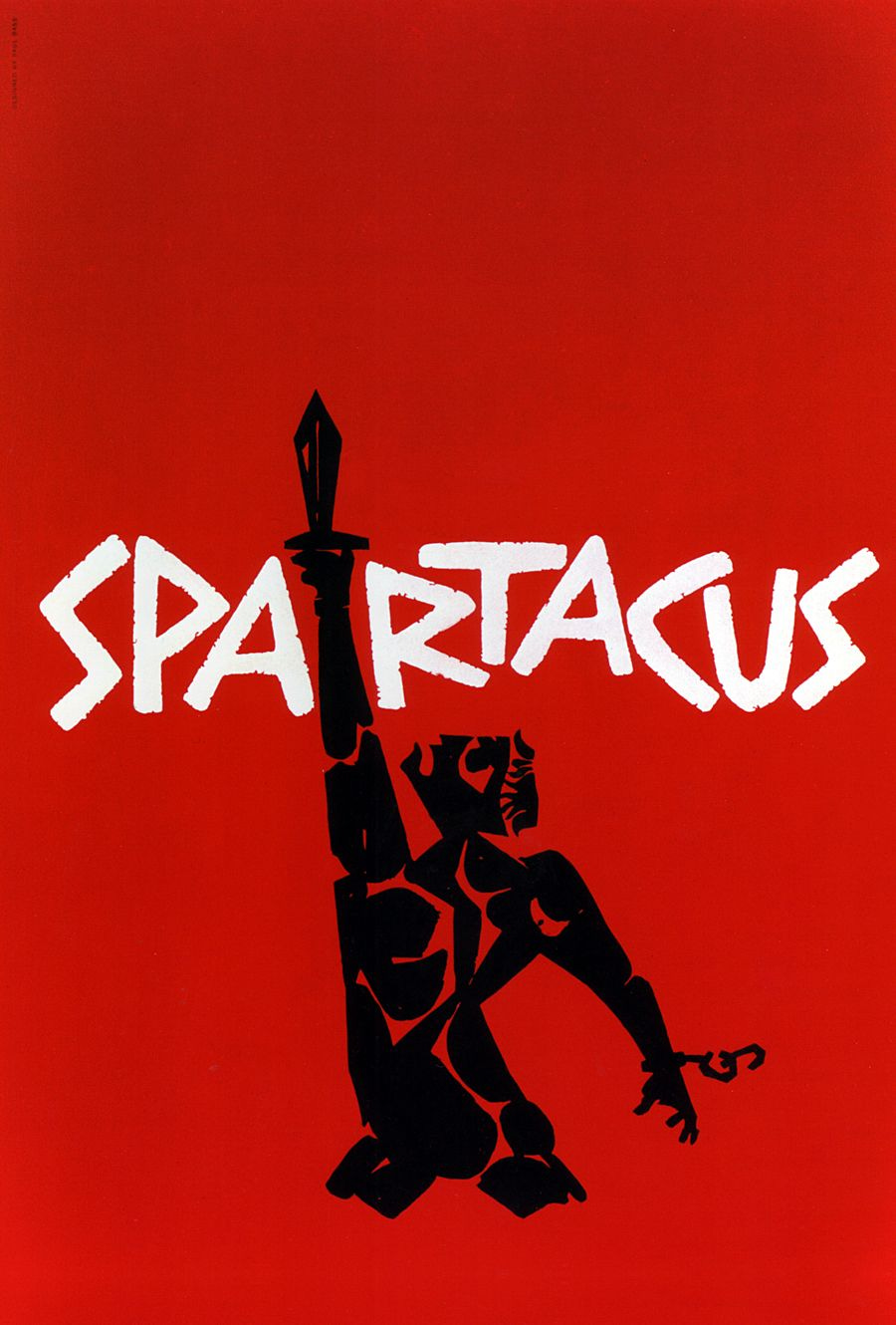 Spartacus - Stanley Kubrick | Saul bass posters, Saul bass, Stanley kubrick