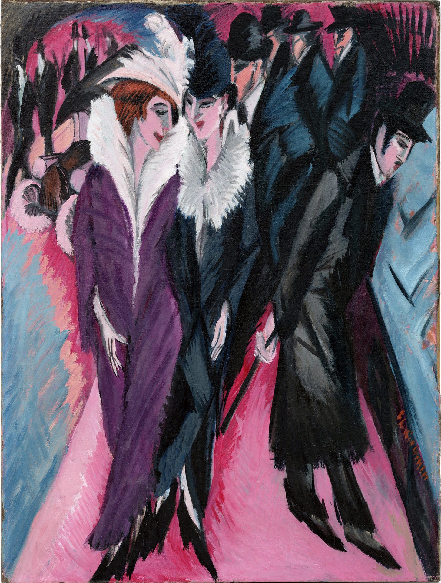 Ernst Ludwig Kirchner. Street, Berlin. 1913 | MoMA