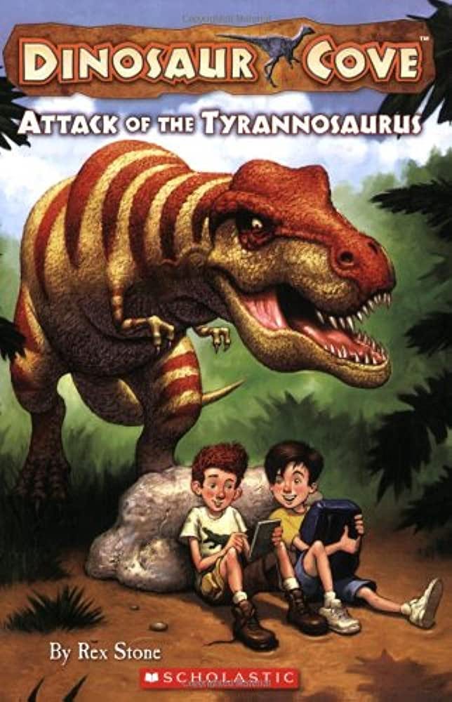 Attack of the Tyrannosaurus (Dinosaur Cove, No. 1): Rex Stone, Mike Spoor:  9780545053778: Amazon.com: Books