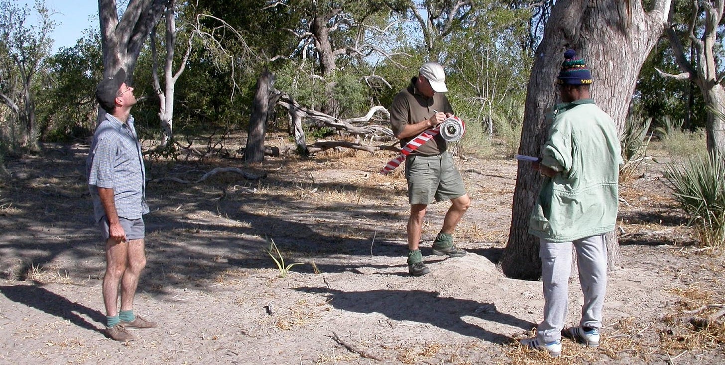 researchers out in the field researchers out in the field