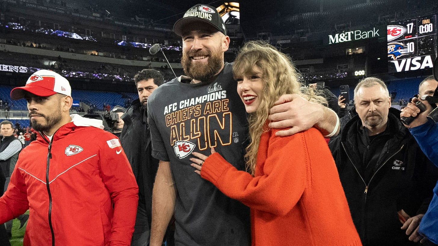 Taylor Swift's boyfriend Travis Kelce 'unfortunately' won't be able to  attend the Grammys with her | CNN