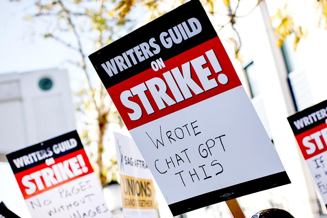 Merchant: The writers' strike and the rebellion against AI - Los Angeles  Times