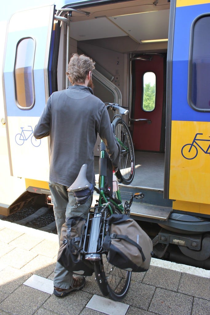Taking your bicycle on the train in The Netherlands