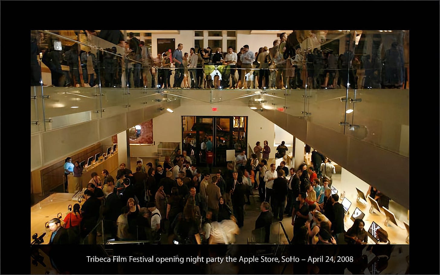 Tribeca Film Festival opening night party at the Apple Store, SoHo – April 24, 2008.