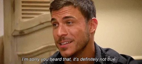 jax taylor with the caption "i'm sorry you heard that. it's definitely not true."