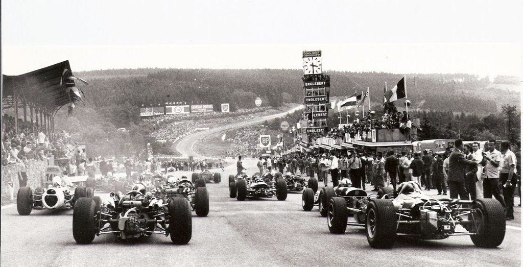 1966 Belgian Grand Prix Start by F1-history on deviantART | Belgian grand  prix, Grand prix, Italian grand prix