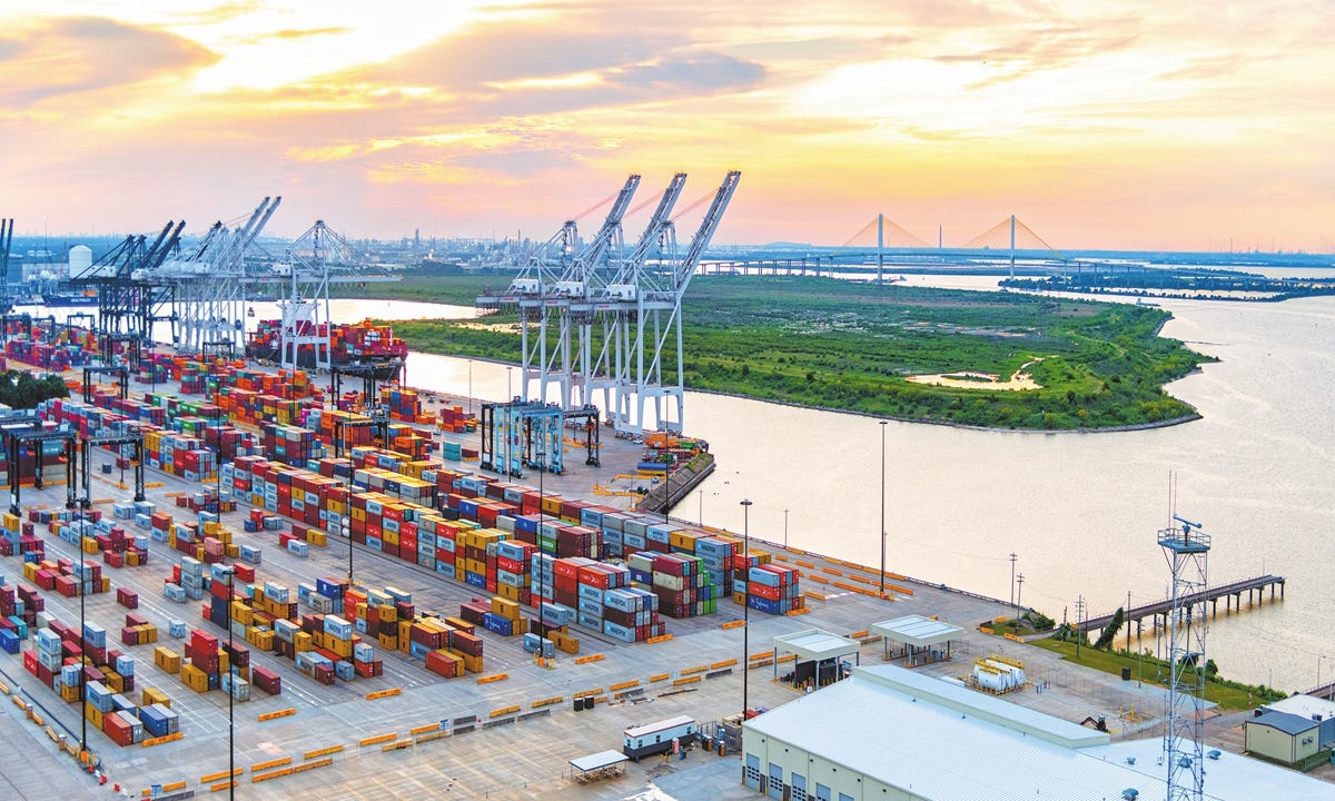 The Port of Houston in Texas, US. Photo: VCG